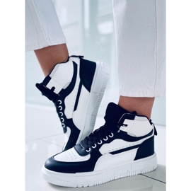 PA1 Zapatilla alta negra Myles blanco negro 4