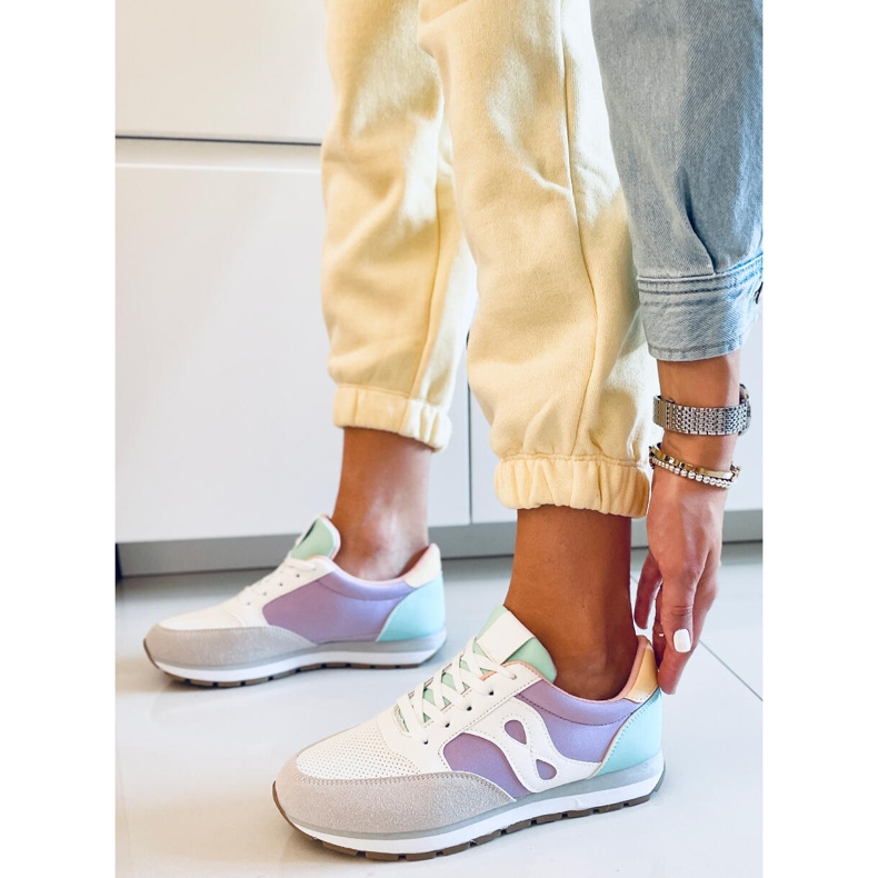 PA1 Zapatillas de mujer Polly Moradas púrpura multicolor 1