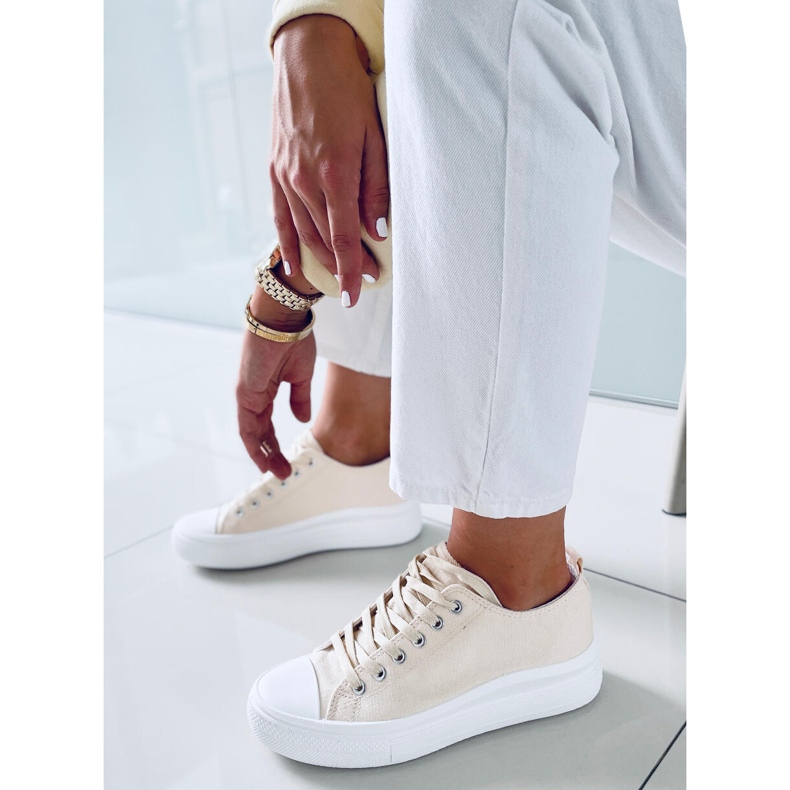 Deportivas de mujer Ebbe Beige 1 Deportivas de mujer Ebbe Beige 1