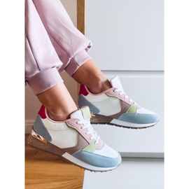 PA1 Zapatillas de mujer Nell Blue blanco 4