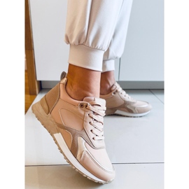 PA1 Deportivas mujer Midge Khaki beige 2