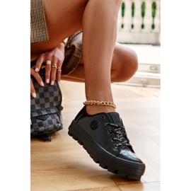 Zapatillas Deportivas Lacadas de Moda Big Star KK274044 Negro 1