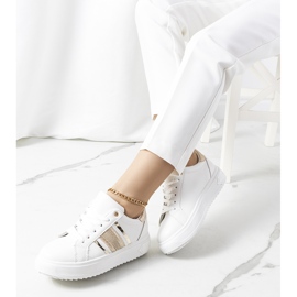 Zapatillas blancas en la plataforma Goldsmi blanco 1 Zapatillas blancas en la plataforma Goldsmi blanco 1