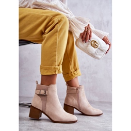 PS1 Botas ante poste Beige Vannes 4
