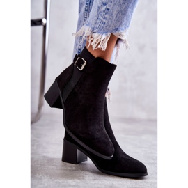 PS1 Botas negras de ante On A Post Black Vannes negro 5