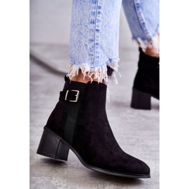 PS1 Botas negras de ante On A Post Black Vannes negro 8