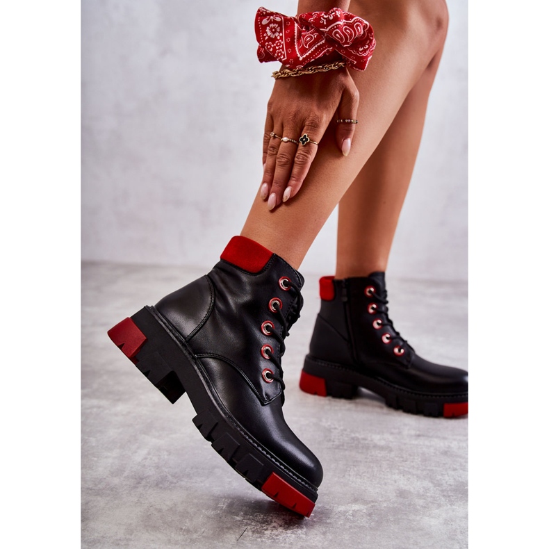 PG1 Botas De Cuero Workers On Black Messa Cremallera negro 2 PG1 Botas De Cuero Workers On Black Messa Cremallera negro 2