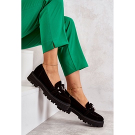 Zapatos Mujer Ante Laura Messi 2523 Negro 5