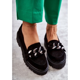 Zapatos Mujer Ante Laura Messi 2523 Negro 4