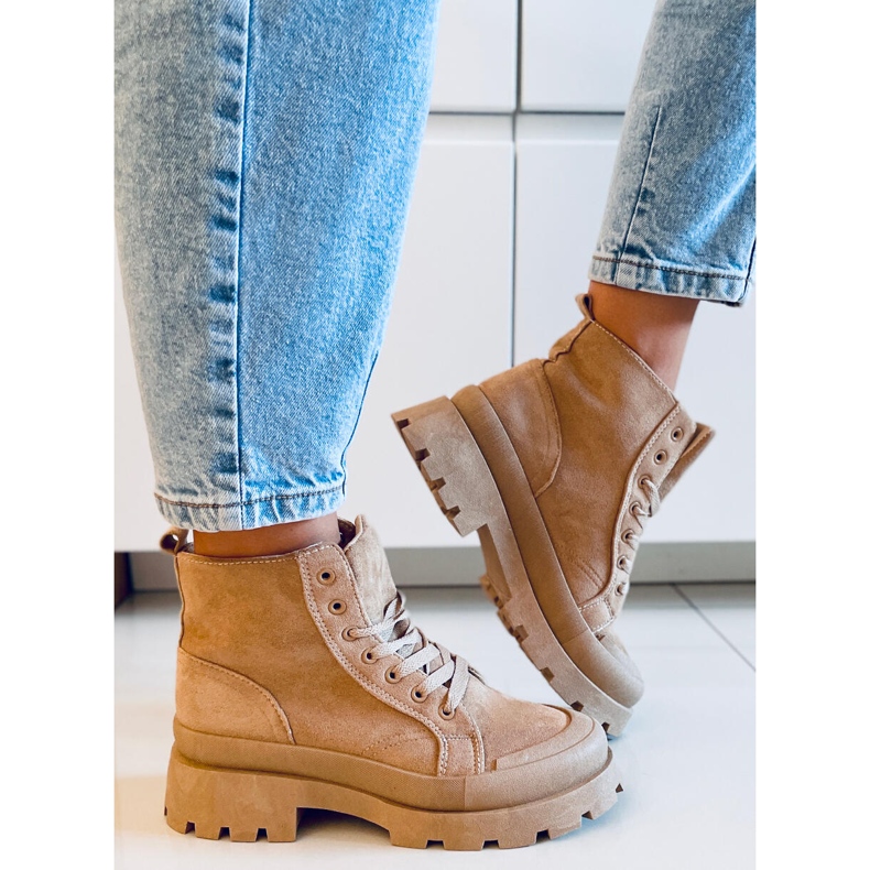 PA1 Zapatillas trekking Baghra Khaki beige caqui 2