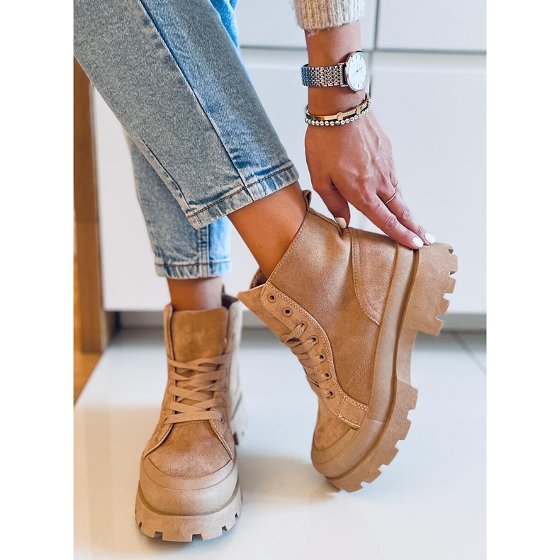 PA1 Zapatillas trekking Baghra Khaki beige caqui 1