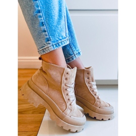 PA1 Zapatillas trekking Baghra Khaki beige caqui 3