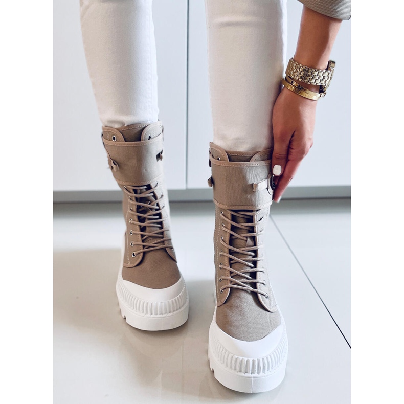 PA1 Deportivas al tobillo Pym Khaki beige caqui 1