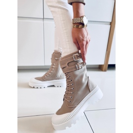 PA1 Deportivas al tobillo Pym Khaki beige caqui 3