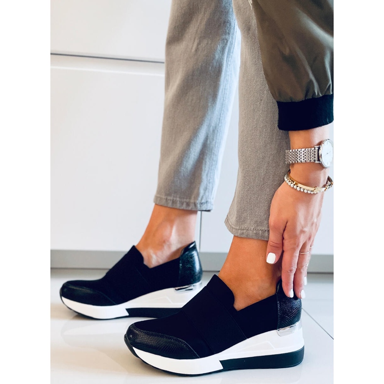 PA1 Zapatos Cuña Zelda Negro 2