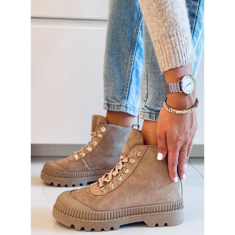 PA1 Zapatillas trekking Kaki Malyen beige 2