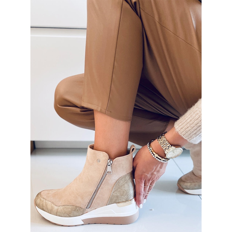 PA1 Botas Cuña Micah Beige 1