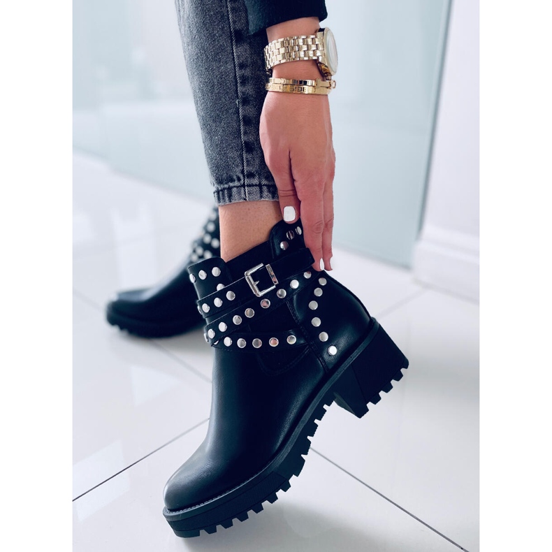 Botas con tachuelas Hurt Black negro 1 Botas con tachuelas Hurt Black negro 1
