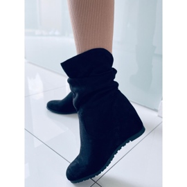 PA1 Botas cuña Fiona Negro 4