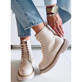 Botas bovver beige Potter 3