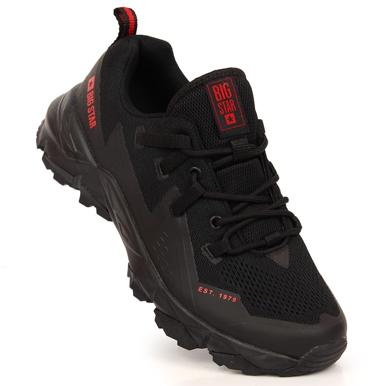 Zapatos de trekking de malla Big Star negros KK274211 1
