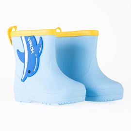 Shelovet botas bajas para niños con delfín azul 3