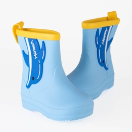 Shelovet botas bajas para niños con delfín azul 2