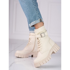 Botas beige para mujer Shelovetworkery 2