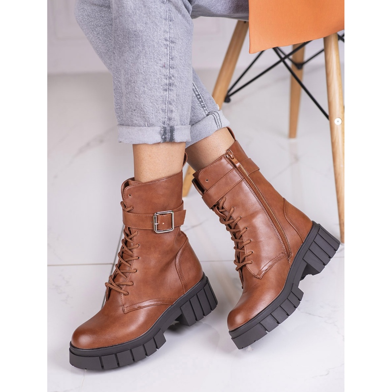 Botas marrones Shelovet para mujer marrón 1