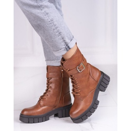 Botas marrones Shelovet para mujer marrón 2