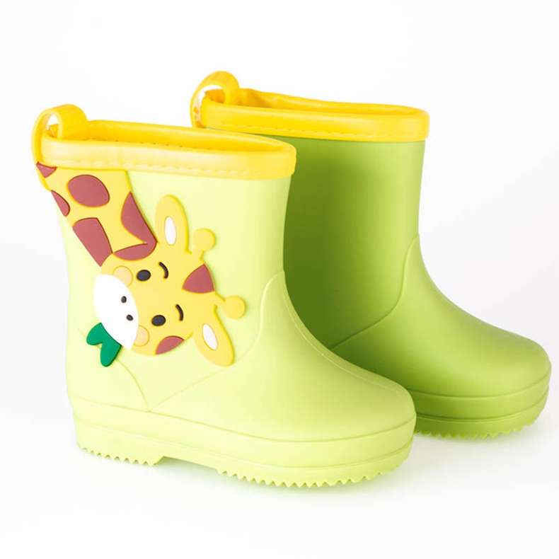 Botas bajas Shelovet para niño con jirafa multicolor amarillo 1 Botas bajas Shelovet para niño con jirafa multicolor amarillo 1