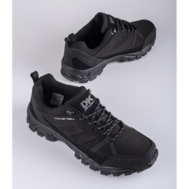 Zapatillas de trekking de hombre DK aqua Softshell negras negro 2