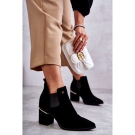 Botas Ante Tacón Laura Messi 2506 Negro 4