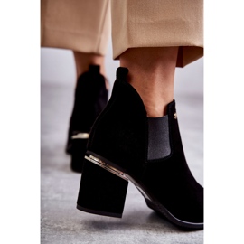 Botas Ante Tacón Laura Messi 2506 Negro 2