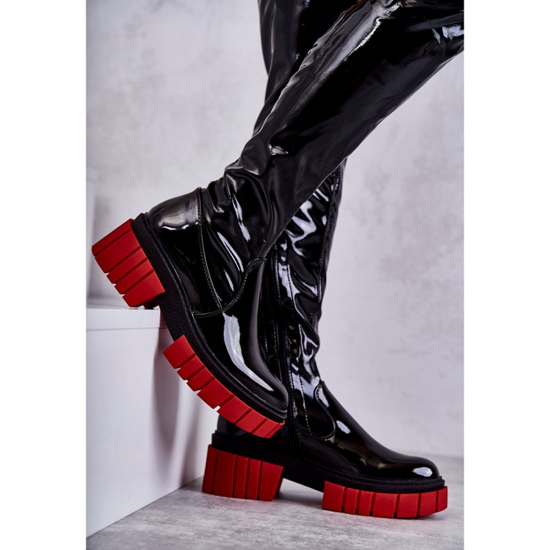Botas Mujer Charol Negro Callen 1