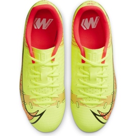 Zapatos de fútbol Nike Mercurial 14 Vapor Academy FG / MG Jr CV0811-760 amarillos 3