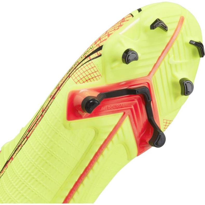 Zapatos de fútbol Nike Mercurial 14 Vapor Academy FG / MG Jr CV0811-760 amarillos 4