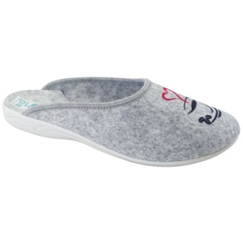 Pantuflas De Fieltro Adanex 27877 Sara Kawa gris 1