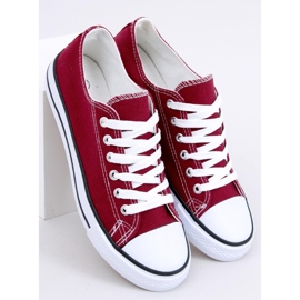 Zapatillas clásicas de mujer Basic Wine rojo 5