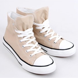 Deportivas lona Jude Kaki tobillo beige 5