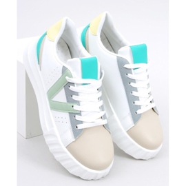 PA1 Zapatillas de mujer Melody Beige blanco 5