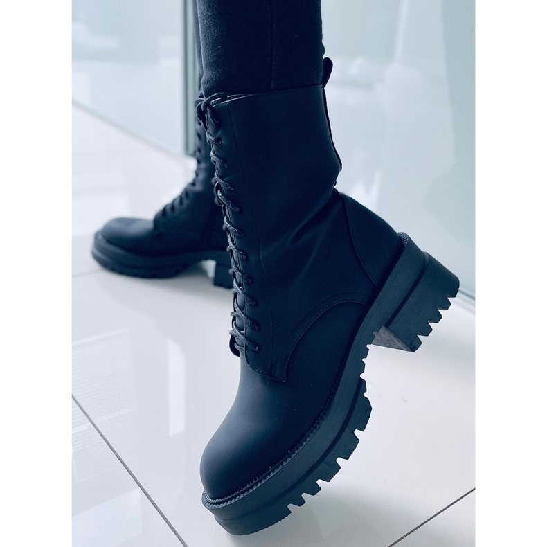 Botas con cordones Jasper Negro 1 Botas con cordones Jasper Negro 1