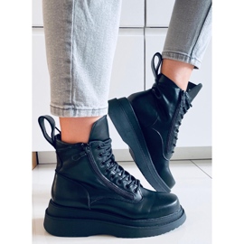 Botines suela alta Edvin Black negro 1 Botines suela alta Edvin Black negro 1