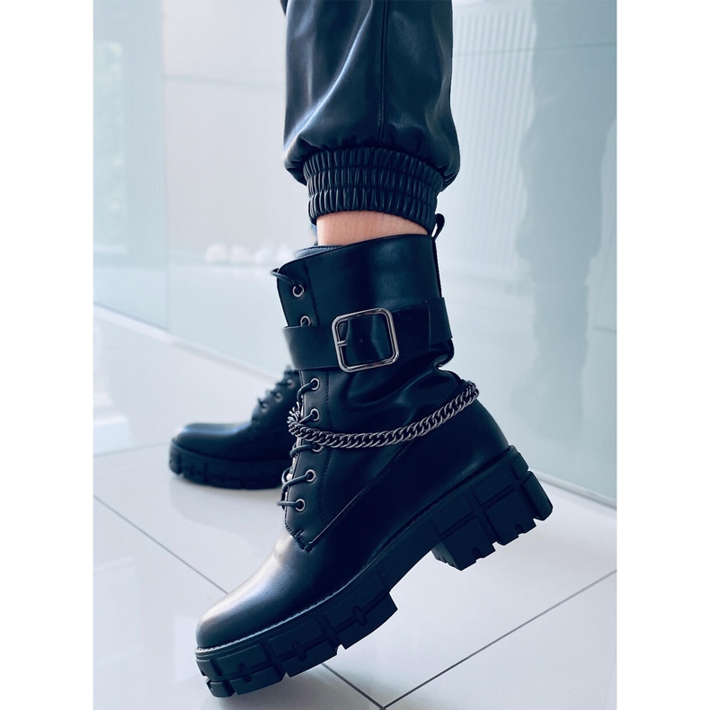 Botas Militares Maude Negras negro 1 Botas Militares Maude Negras negro 1