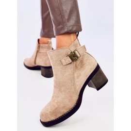 Botas clásicas de tacón alto Marsha Khaki beige 3