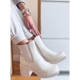 Botines Chelsea Janet Beige 4