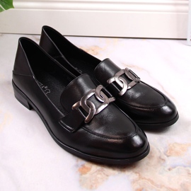 Zapatos de tacón de mujer con adorno Vinceza negro 2