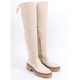 Botas de mujer Alyssa Beige 5