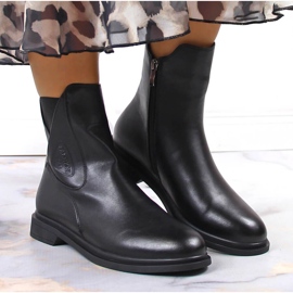 Vinceza Negro Negro Botas Filippo Jodhpur para mujer 3