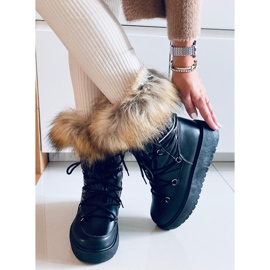 Botas de nieve para mujer Einar Negras negro 2